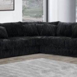 Big Black Couch 