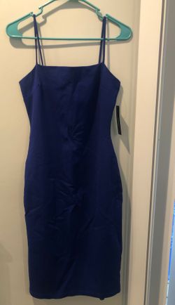 Lulus Attitude Royal Blue Bodycon Midi Dress