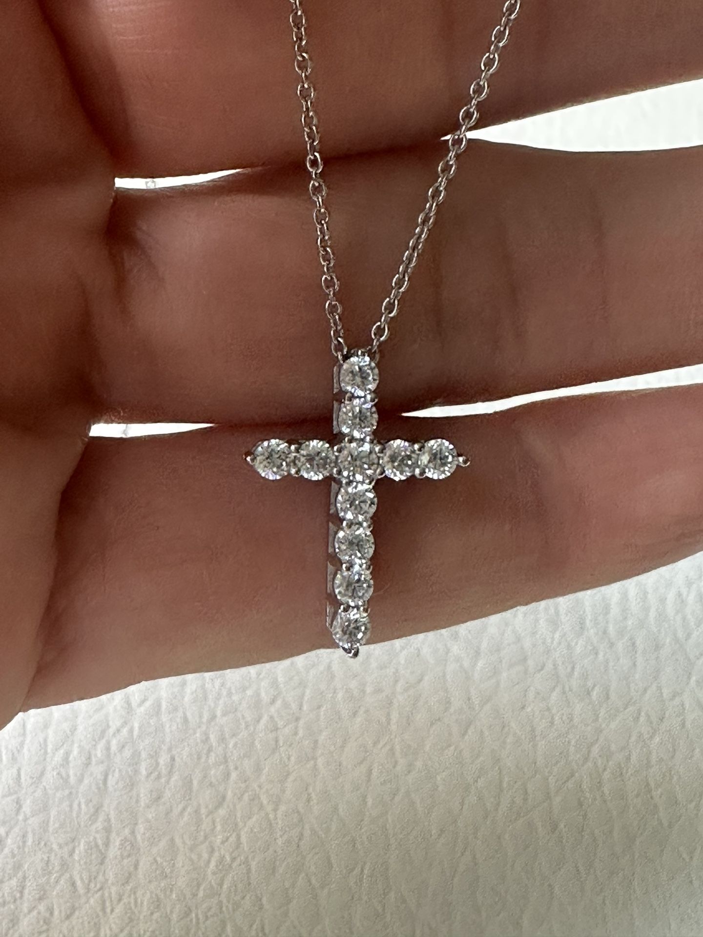 925 Silver Cross Necklace