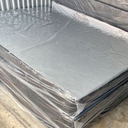Full Size Box Spring Foundation | New in Plastic | All Sizes Available | Same-Day Delivery
