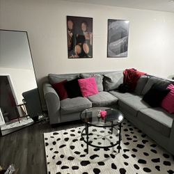 grey sectional 