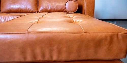 AllModern Brown Reversible Chaise Sofa 84"W x 63"D x 37"H