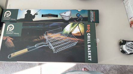 Bbq basket and fish net
