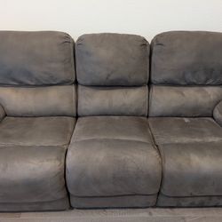 Living Spaces Recliner Sofa