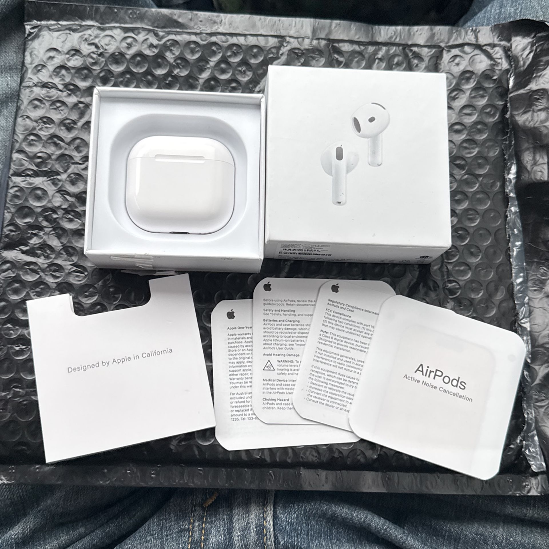 Apple AirPod 4th Gen (with Active Noise Cancellation) APPLE CARE COVERAGE EXPIRED