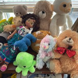 Bundle of plushies