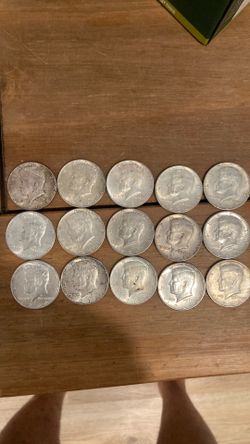 1964 Kennedy silver  half dollar coin
