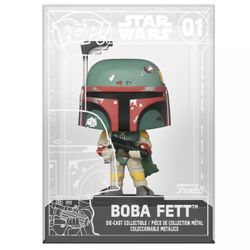 Funko Pop Star Wars Boba Fett Die Cast Funko Exclusive Non-Chase