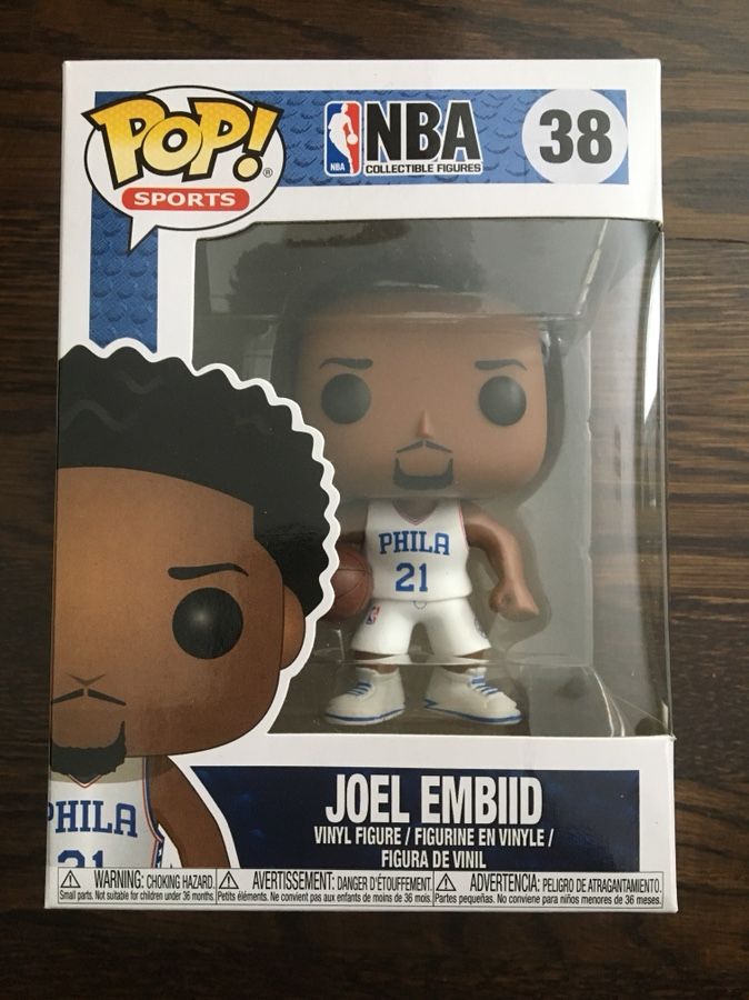Funko POP! Sports - Philadelphia 76ers Joel Embiid Vinyl Figure