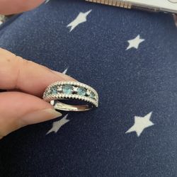 925 Sterling Silver Wedding Ring Size 9