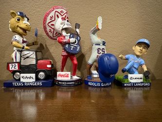 Texas Rangers Bobblehead Set of 4