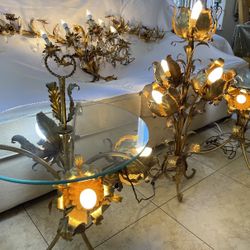 Vintage Italian Florentine Gold Gilt Set (Rare Find) 