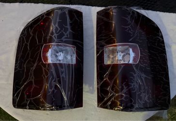 07-13 Chevy Silverado Smoke Red Tail Lights