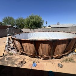 Above Ground Pool.