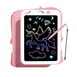 LCD Writing Tablet for Kids, Unicorn Girl Toys, Toddlers Toys Drawing Board, Educational Doodle Pad Kid Toys for 2 3 4 5 6 7 8 Year Old Girls Boys Eas