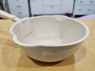 New, never used nonstick stone 8 inch frying pan ONLY with 2.25 in depth, lid additional $