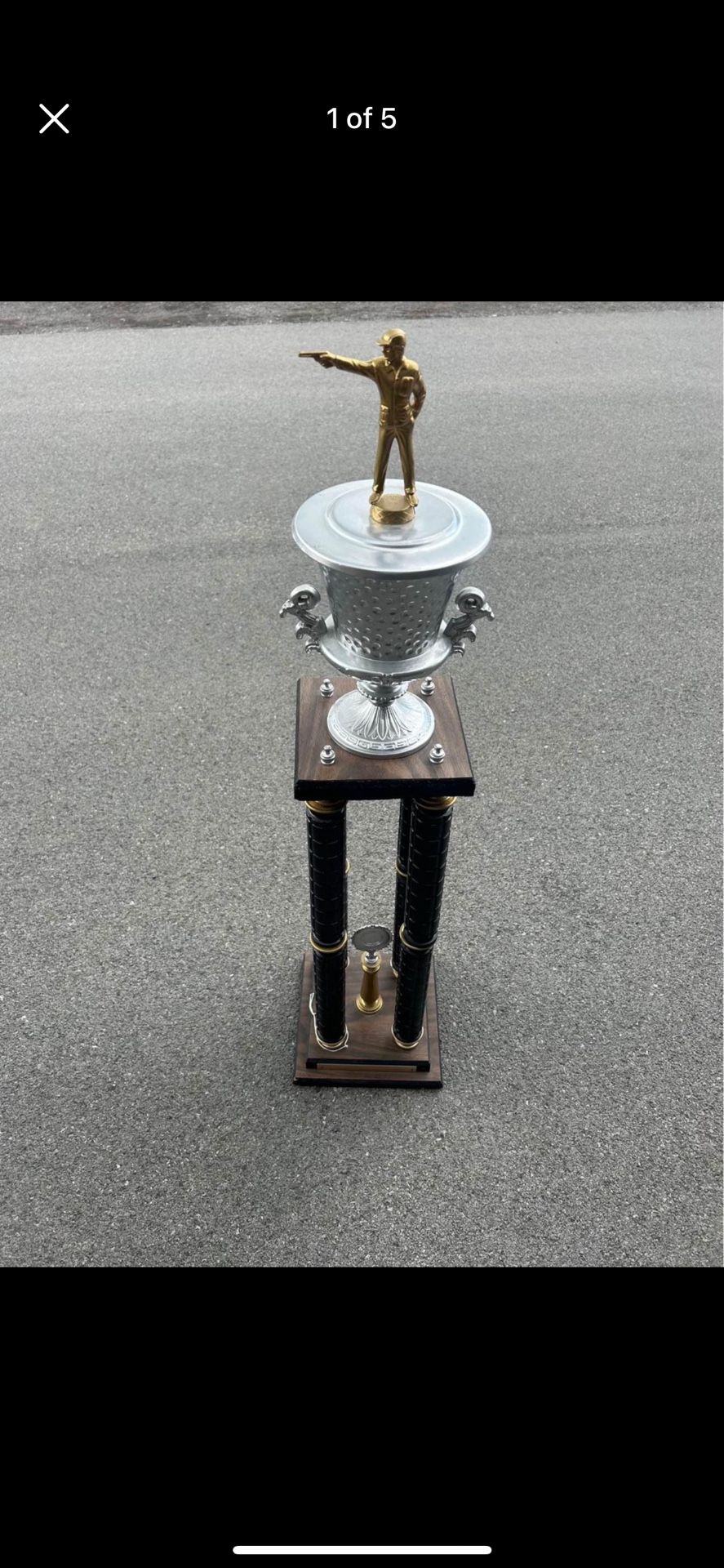 Large X Ten Shooting Club Trophy