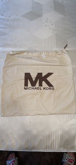 Michael Kors • tan canvas - MK DUST BAG NEW!