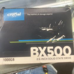 Crucial BX500 1TB 3D NAND SATA 2.5-inch SSD INTERNAL STATE DRIVE