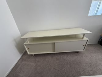 Mid-Century Style TV Console / Media Cabinet – Cream