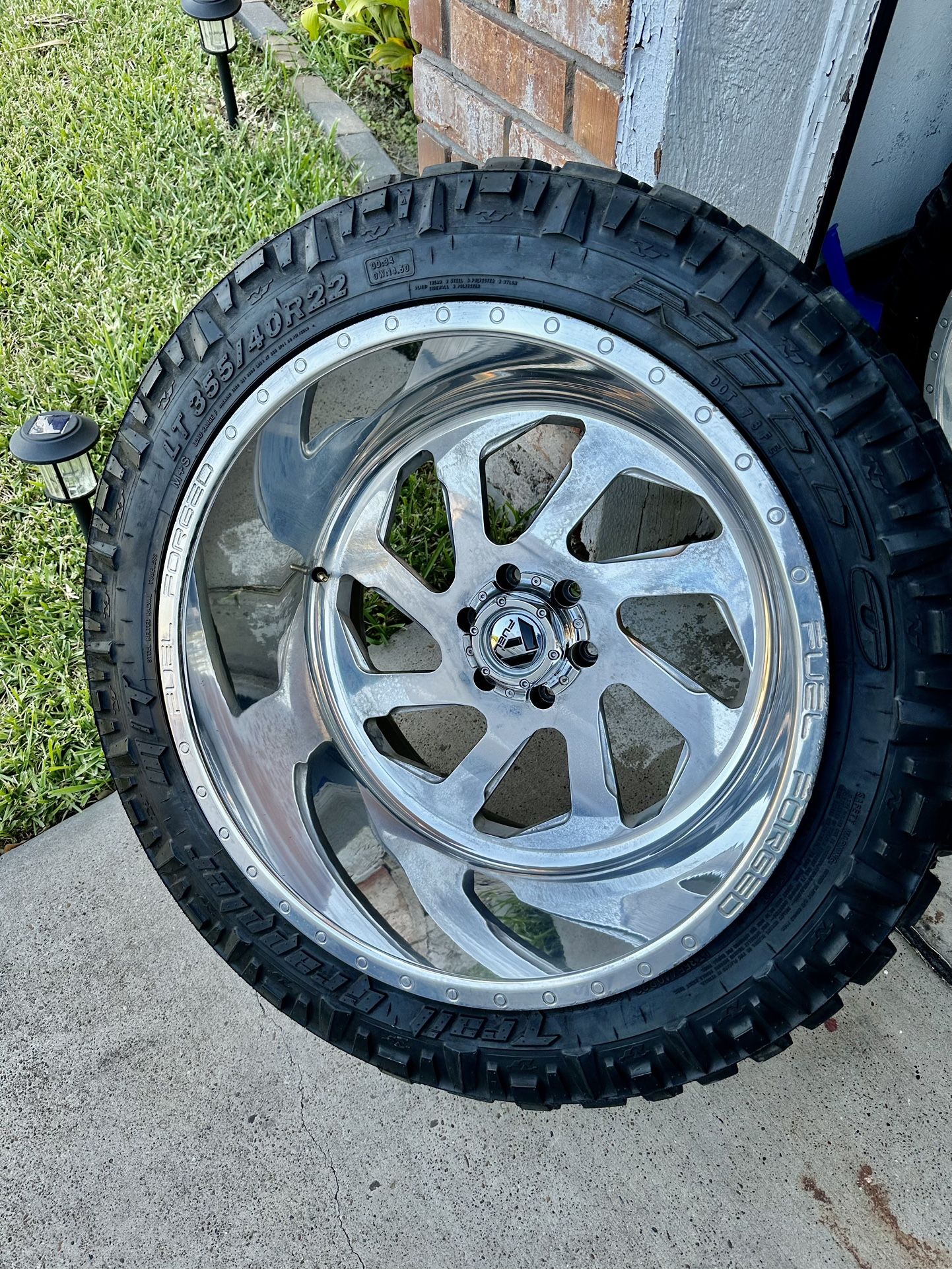 22x14 Fuel Wheels On 355 Nitto Tires 6 Lug Ford for Sale in