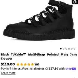 Black Pointed Mary Jane Creeper