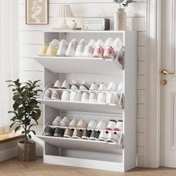 White Shoe Rack EC03