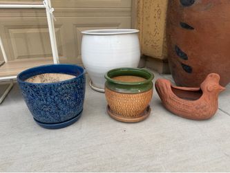 Ceramic and Teracotta Garden Pots
