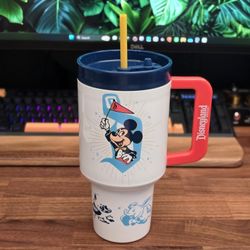 Disneyland Tumbler With Straw 34oz - 1Liter