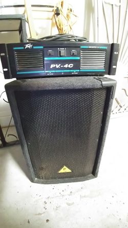 Amp and speaker