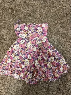 Flower mini dress