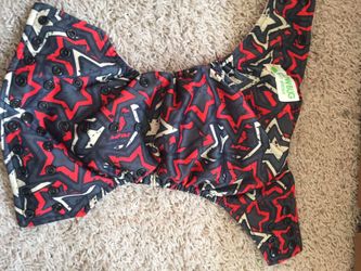 Glow bug cloth diaper