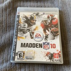 PS3: NFL Madden 2010 
