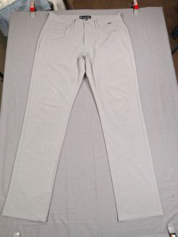 Travis Mathew 33x32 performance fabric pants - grey