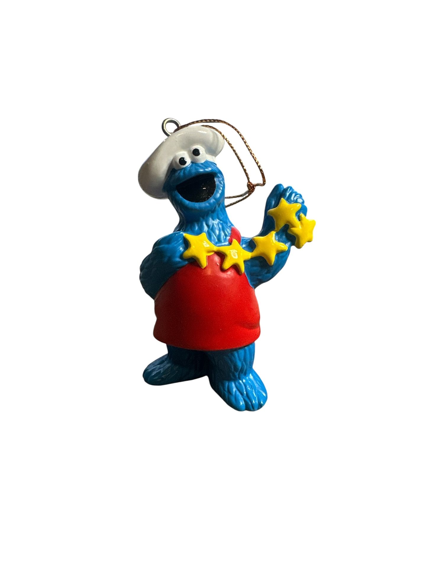 Christmas Tree Ornament Cookie Monster 4” Henson produced   T-73