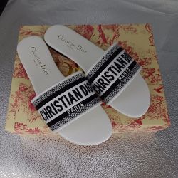 Dior Monogranmed Flat Sandals