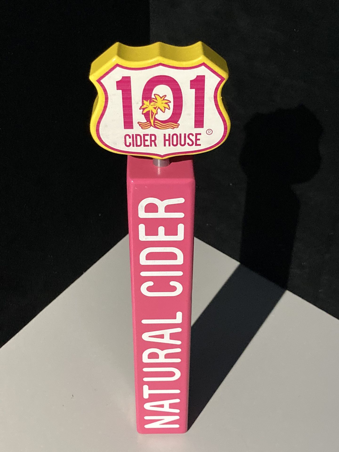 🔥 New Pink Natural 101 Cider Craft Beer Tap Handle For Bar