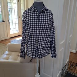 Tommy Hilfiger Checkered Plaid Button Up Shirt! 