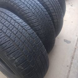 4 Newer Tires 265/70/17...Goodyear Wrangler 