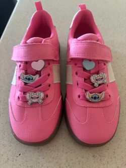Size 12 youth Pink H&M Lilo & Stitch Shoes