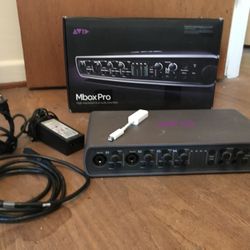 AVID MBOX PRO FireWire Audio Interface Digital Recording System 