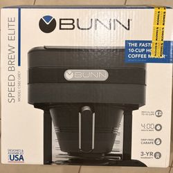 Bunn Speed Brew Elite coffee maker, model CSB2 gray