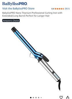 Babyliss curling iron