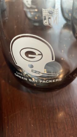 Lot Of 6 Vintage Green Bay Packers NFL Tumblers