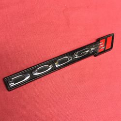 7” Dodge Red Slashes Front Grill Badge.