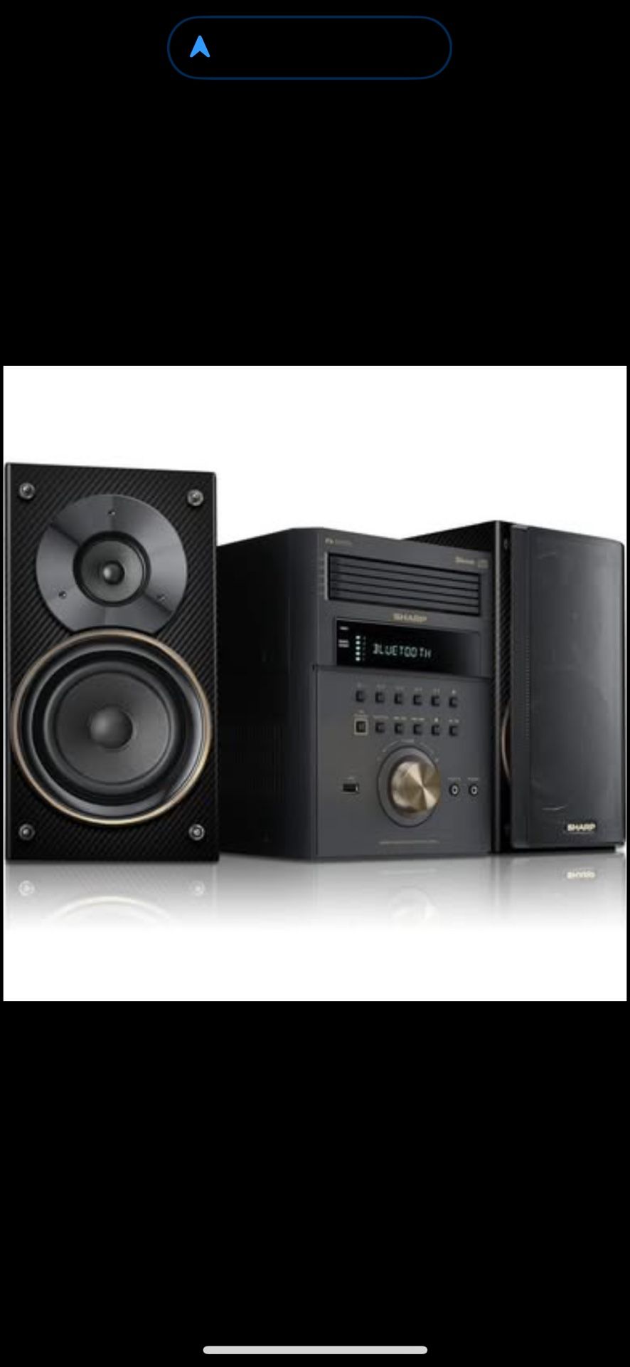 Sharp XL-BH250 Sharp 5-Disc Micro Shelf Executive Speaker System with Bluetooth, USB Port for MP3 Playback, AM/FM, Audio in for Digital Players