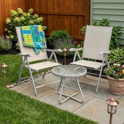 YES ITS AVAILABLE 3-Piece Folding Patio Bistro Set