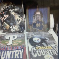 Wooden Team Signs