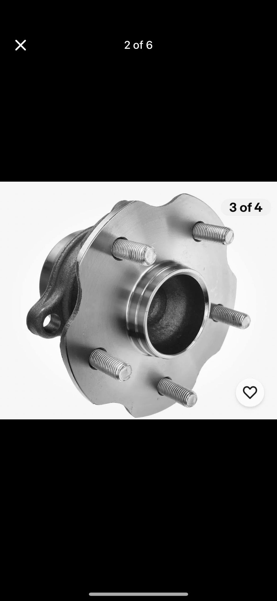 Rear Left & Right New Rear Wheel Bearing and Hub Assembly for Toyota Highlander FWD 2014-2020