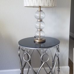 Accent Table And Lamp